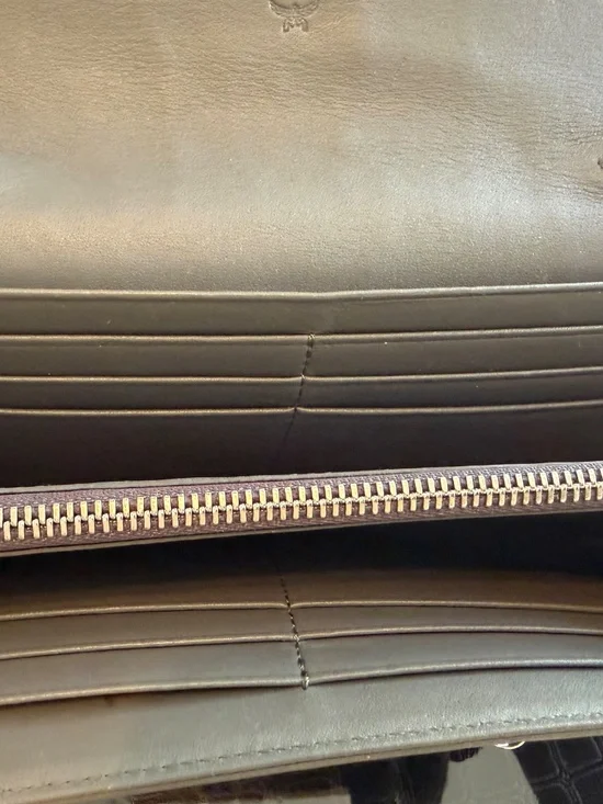 MCM Patricia clutch bag grey - Picture 7 of 8